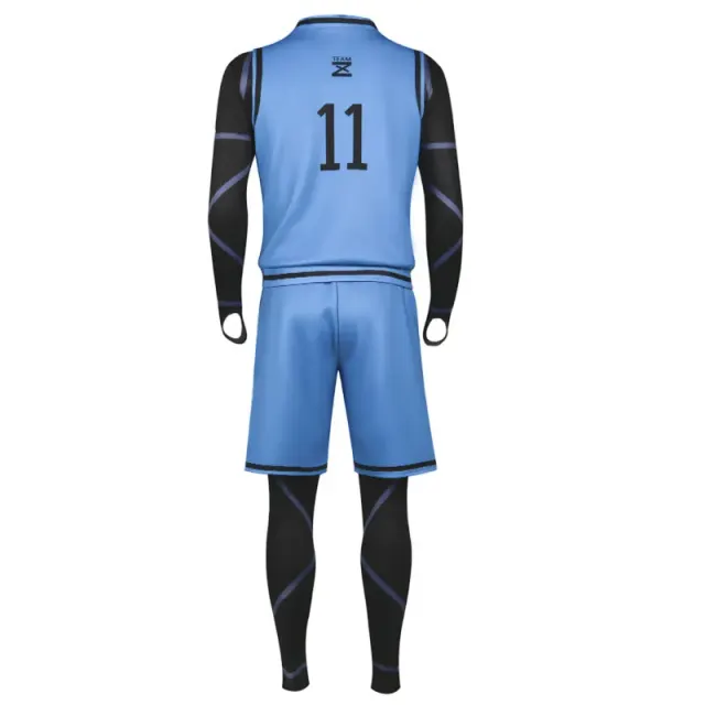 Blue Lock Anime Cosplay Basketball Jersey Set for Women and Men detail 5