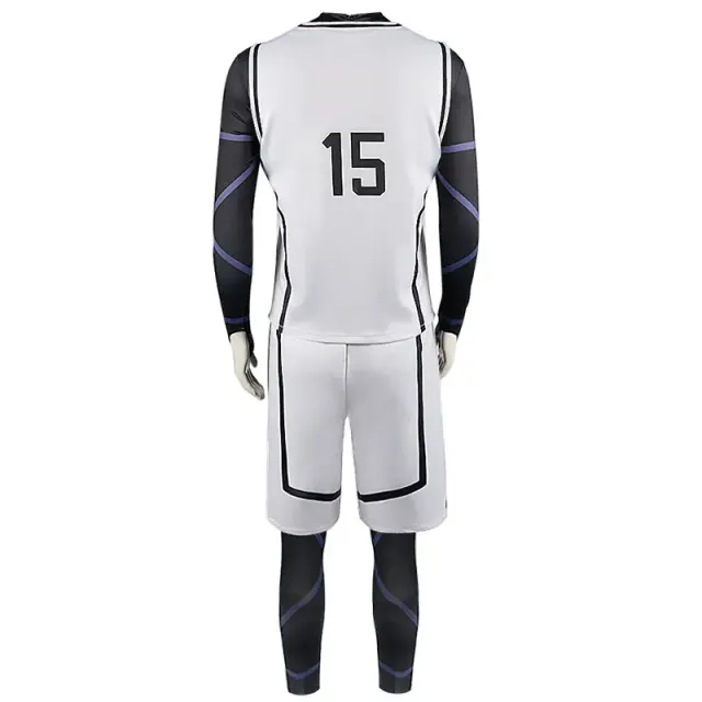 Blue Lock Anime Cosplay Basketball Jersey Set for Women and Men detail 10