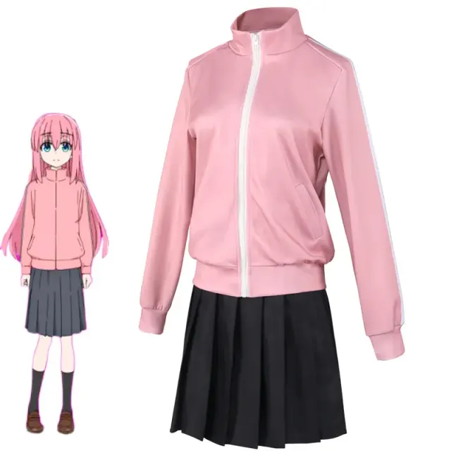Bocchi the Rock! Women's Anime Cosplay Costume Set detail 2