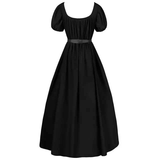 Bridgerton Regency High-Waist Ball Gown Victorian Cosplay Dress detail 11