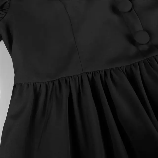 Bridgerton Regency High-Waist Ball Gown Victorian Cosplay Dress detail 15