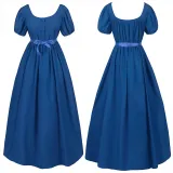 Regency Ball Gown - Deep Blue