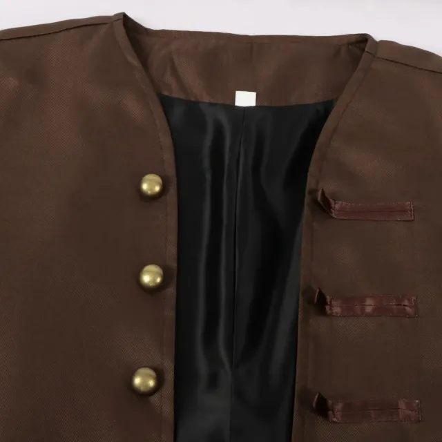 Caribbean Pirate Cosplay Costume Set for Halloween Stage detail 7