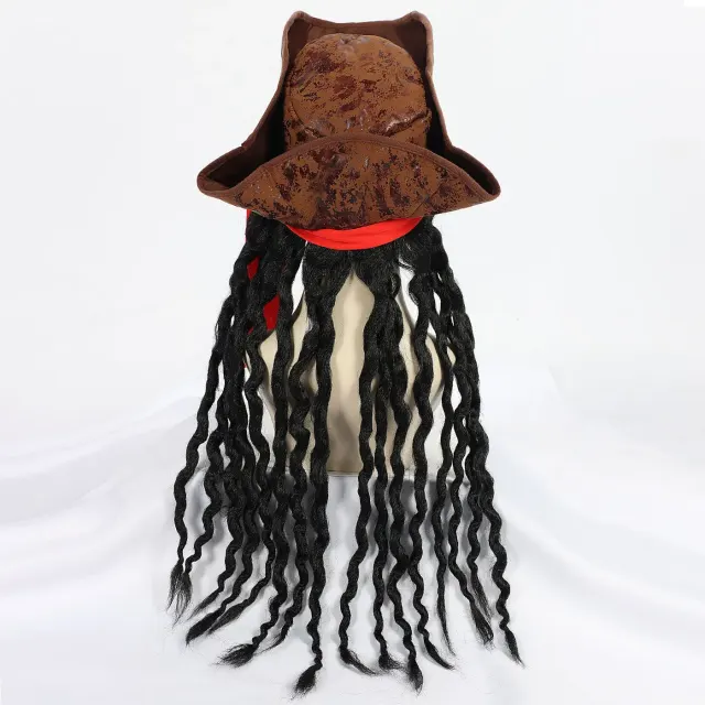 Caribbean Pirate Cosplay Costume Set for Halloween Stage detail 23