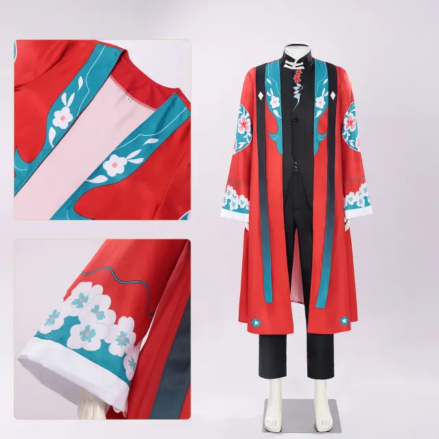 Chinese-Style Chen Ling Six of Hearts Cosplay Set detail 1