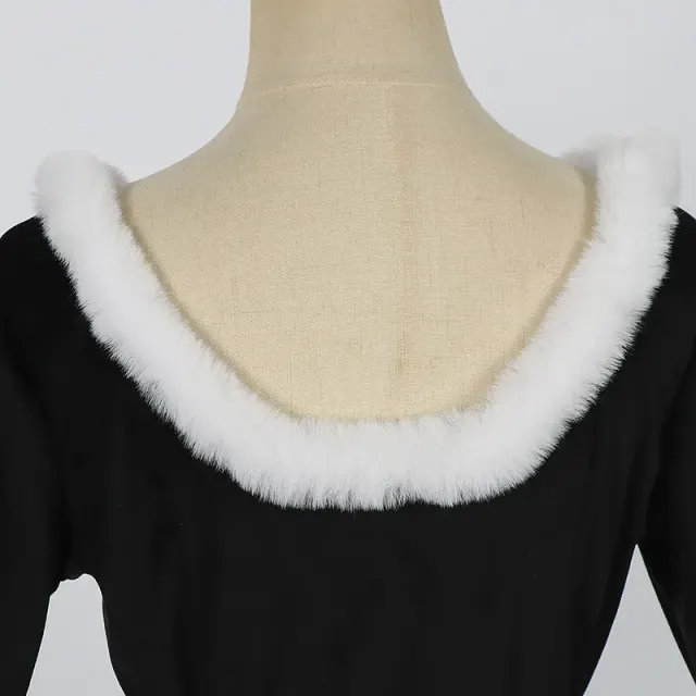 Robe cosplay imprimée Noël et Halloween pour costume de fête détail 14