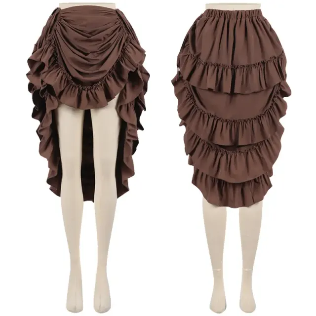 Court Corset and Drawstring Pirate Skirt Costume detail 2