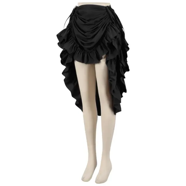 Court Corset and Drawstring Pirate Skirt Costume detail 6