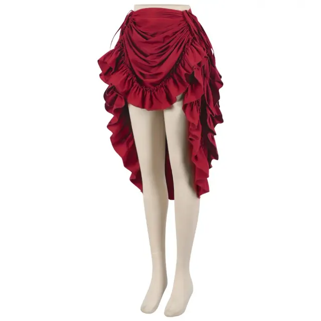 Court Corset and Drawstring Pirate Skirt Costume detail 9