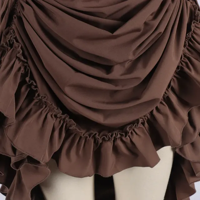 Court Corset and Drawstring Pirate Skirt Costume detail 13