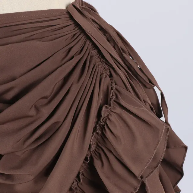 Court Corset and Drawstring Pirate Skirt Costume detail 14