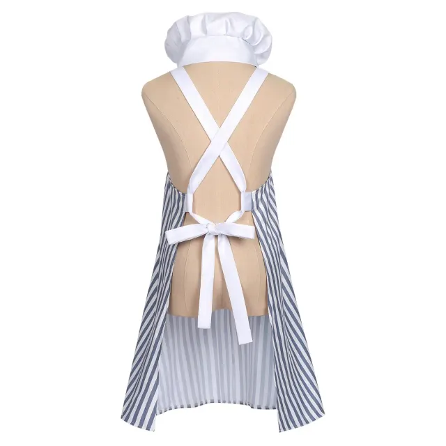 Cute Chef Mouse Cosplay Costume Hat and Apron Set detail 4
