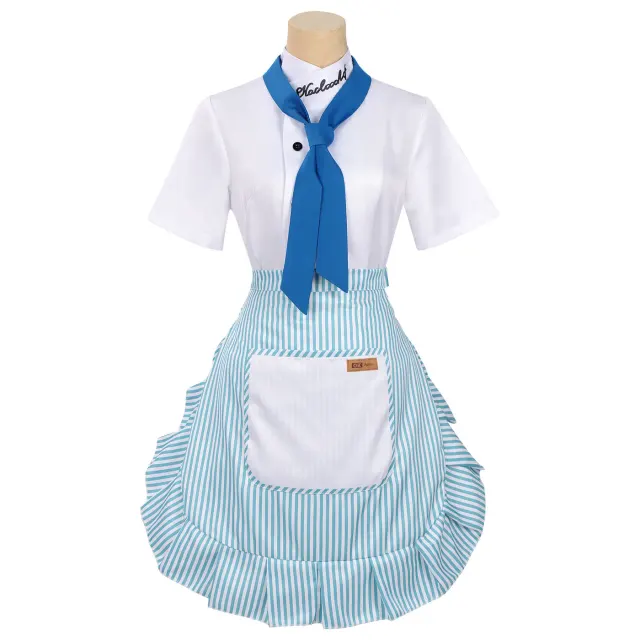Cute Cartoon Rat Chef Apron Set Colette Cosplay Costume detail 1