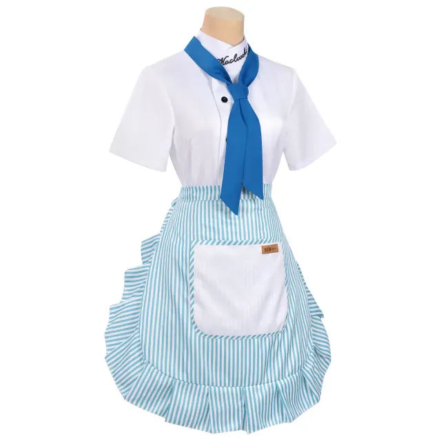 Cute Cartoon Rat Chef Apron Set Colette Cosplay Costume detail 2