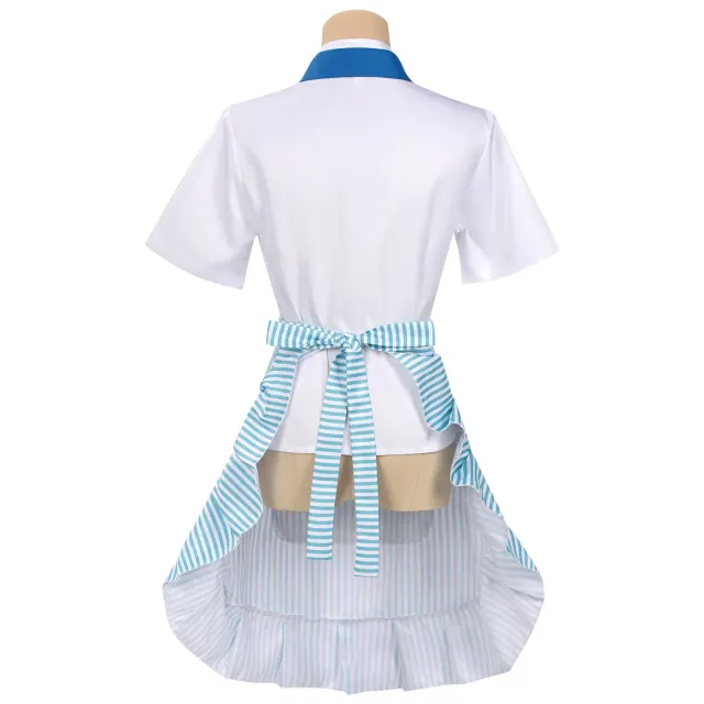 Cute Cartoon Rat Chef Apron Set Colette Cosplay Costume detail 3