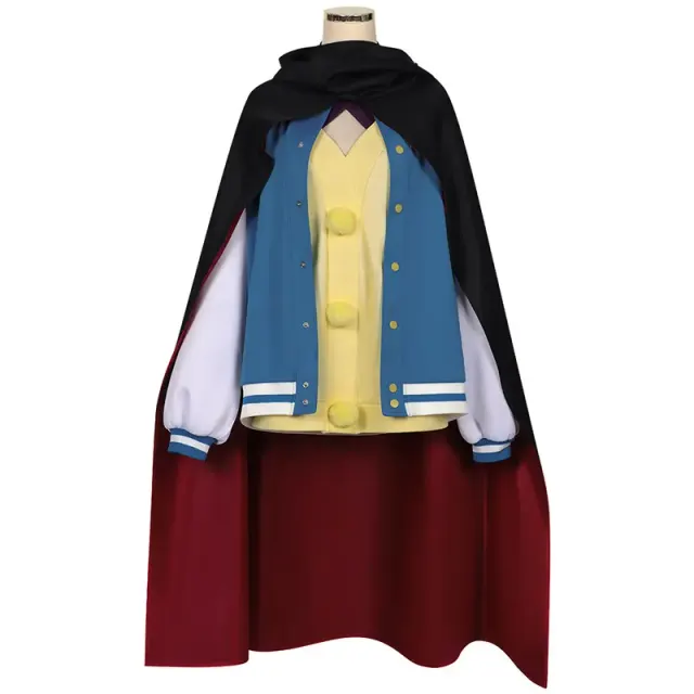 Dandadan Seiko Ayase Blue Hoodie Cosplay Costume detail 3