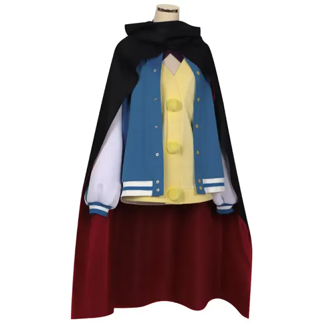 Dandadan Seiko Ayase Blue Hoodie Cosplay Costume detail 4