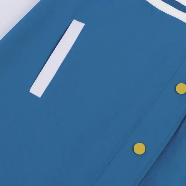 Dandadan Seiko Ayase Blue Hoodie Cosplay Costume detail 7