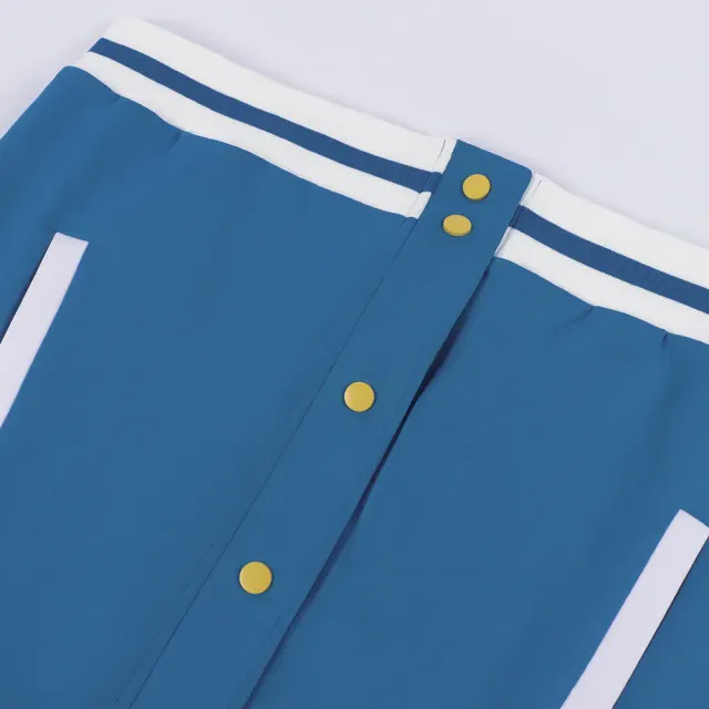 Dandadan Seiko Ayase Blue Hoodie Cosplay Costume detail 9
