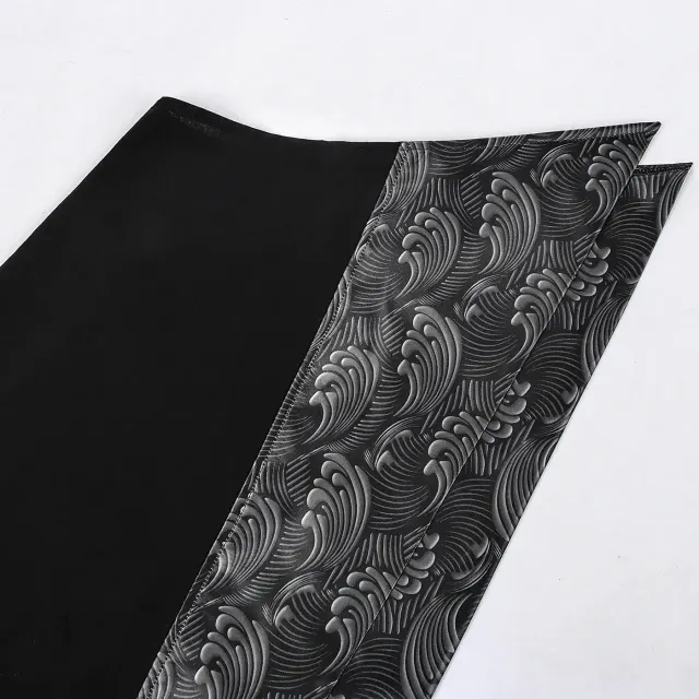 Dark Gothic Chinese-Style Short Top Cosplay Costume detail 8
