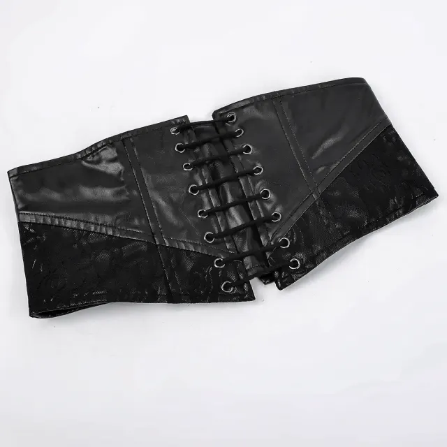 Dark Gothic Chinese-Style Short Top Cosplay Costume detail 9