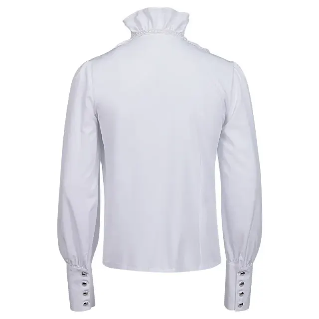 Men's Dark Night Duke High-Neck 3-Piece Cosplay Costume Set detail 8
