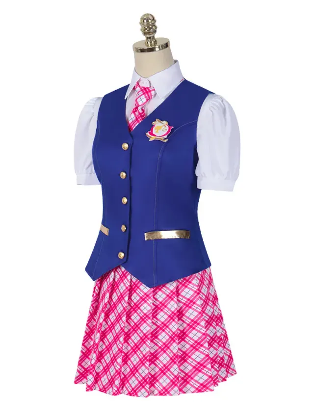Delancey Blue Academy Uniform Cosplay Dress detail 1