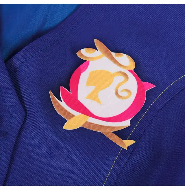 Delancey Blue Academy Uniform Cosplay Dress detail 4