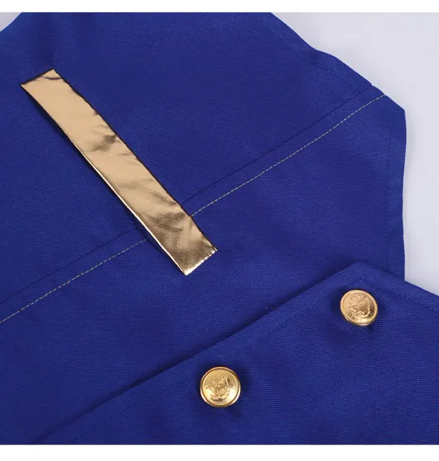 Delancey Blue Academy Uniform Cosplay Dress detail 5