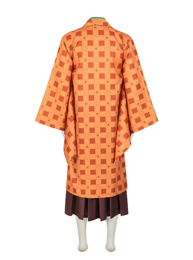 Demon Slayer Cosplay Costume Full Set with Optional Wig detail 4