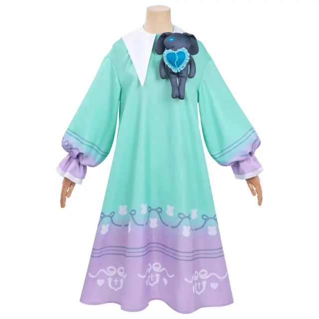 Dorothy Transfer Student Cosplay Gradient Long-Sleeve Nightgown detail 8