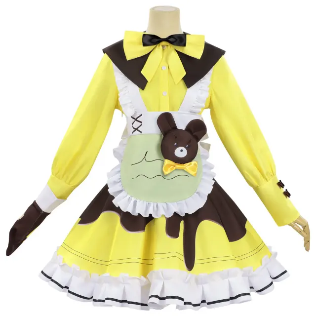 Dreamy Sweetheart Mute Girl Cosplay Dress for Adults & Kids detail 1