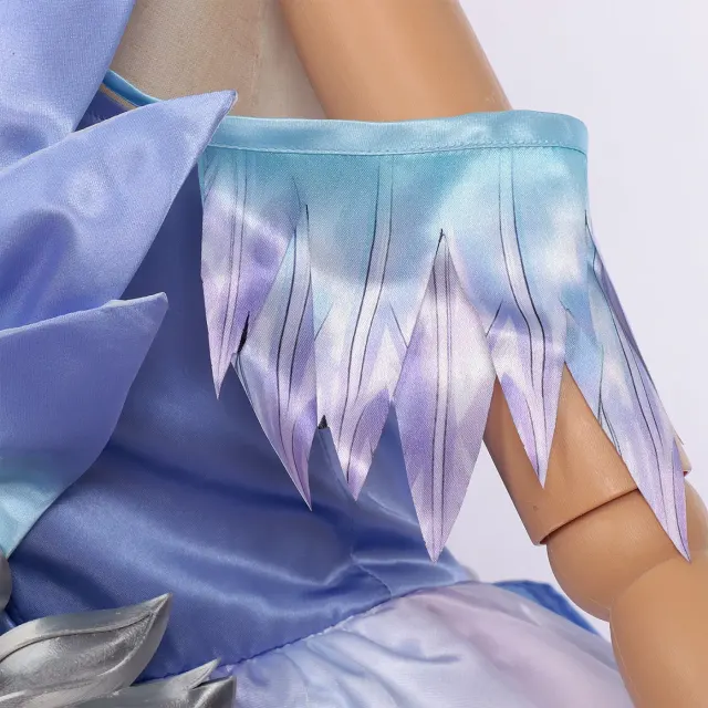 Eggy Party Heather Swan Feather Satin Cosplay Dress for Adults & Kids detail 17