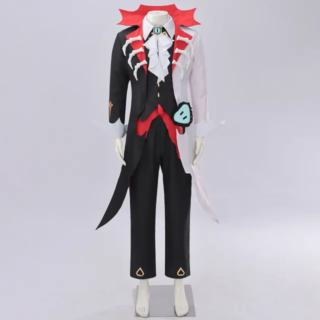 detalle de Conjunto de disfraz cosplay de Raymond y Liwen de Escape from Horror Night 19