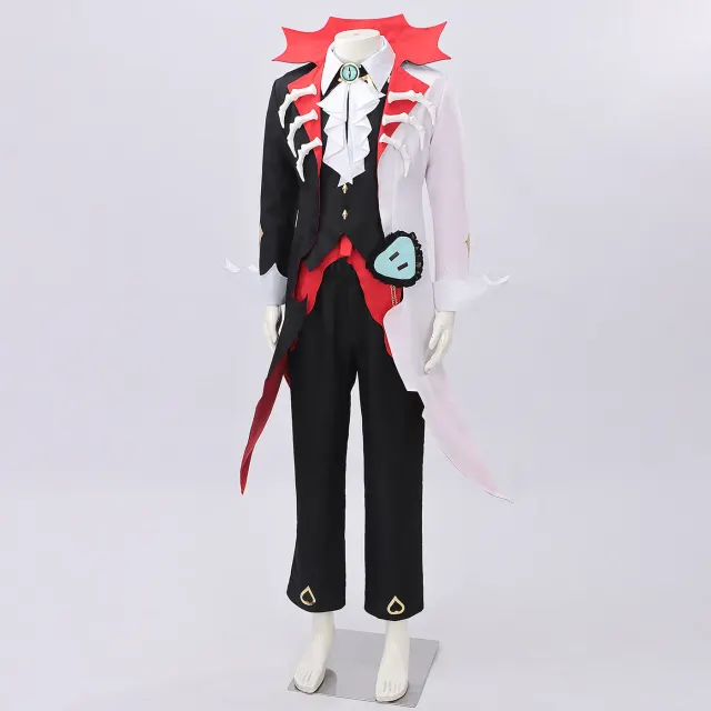 detalle de Conjunto de disfraz cosplay de Raymond y Liwen de Escape from Horror Night 20