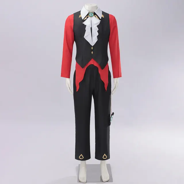 detalle de Conjunto de disfraz cosplay de Raymond y Liwen de Escape from Horror Night 23