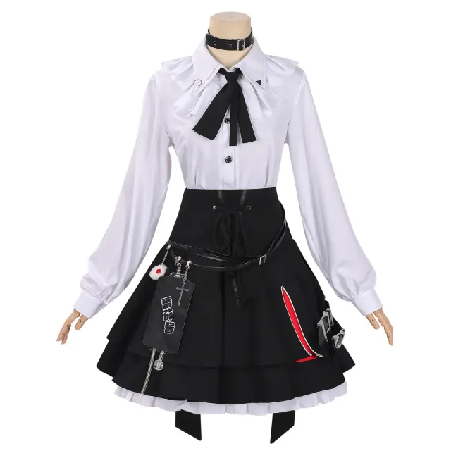Esper Requiem Mint Anime Game Cosplay Costume for Women detail 2
