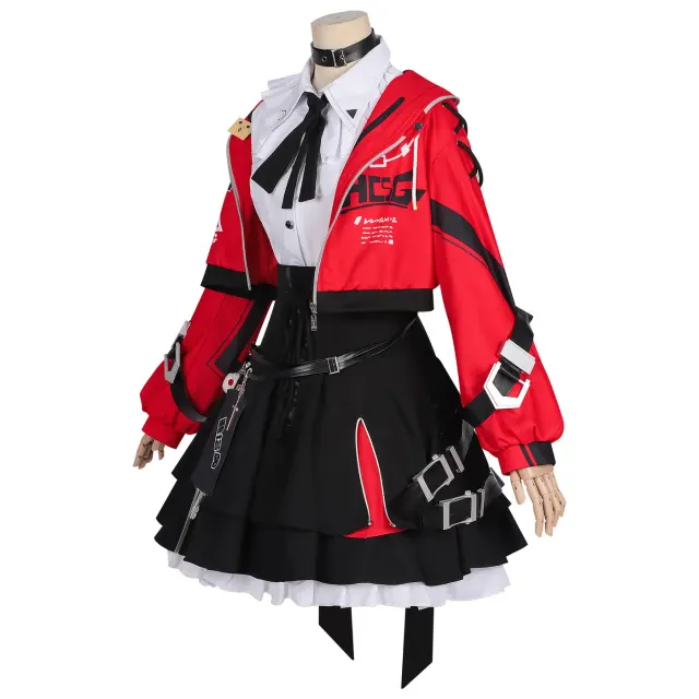 Esper Requiem Mint Anime Game Cosplay Costume for Women detail 3