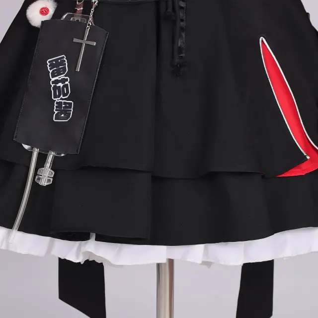 Esper Requiem Mint Anime Game Cosplay Costume for Women detail 10