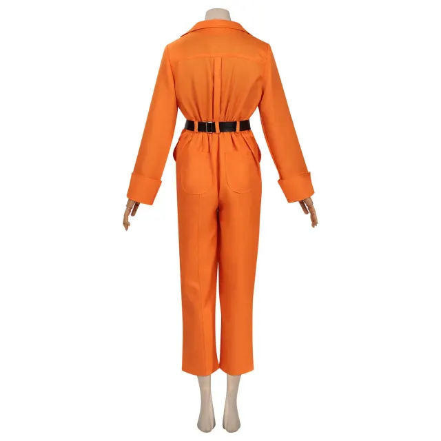 Esper Zero Men's & Women's Prisoner Uniform Cosplay Costume detail 2