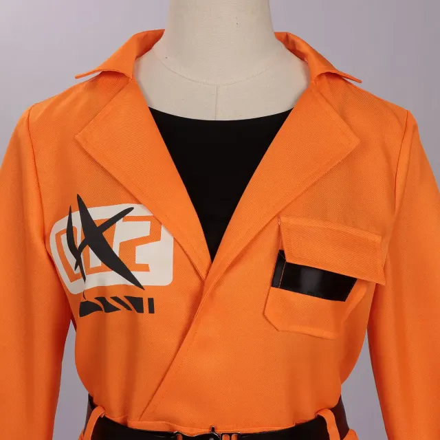 Esper Zero Men's & Women's Prisoner Uniform Cosplay Costume detail 3