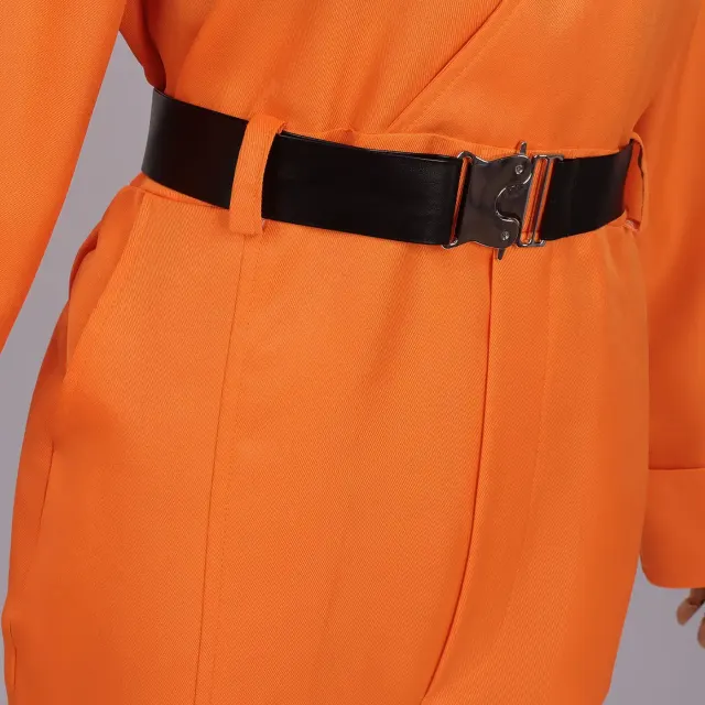 Esper Zero Men's & Women's Prisoner Uniform Cosplay Costume detail 4
