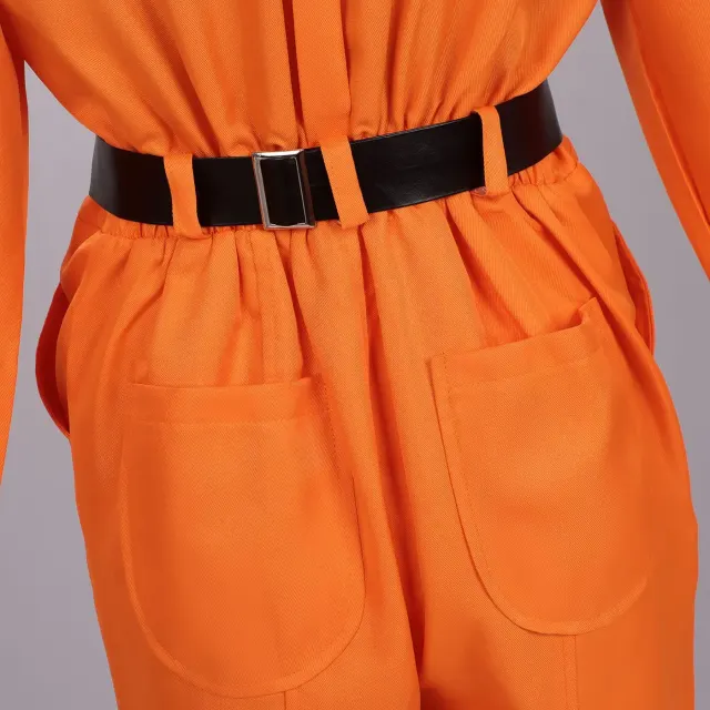 Esper Zero Men's & Women's Prisoner Uniform Cosplay Costume detail 7