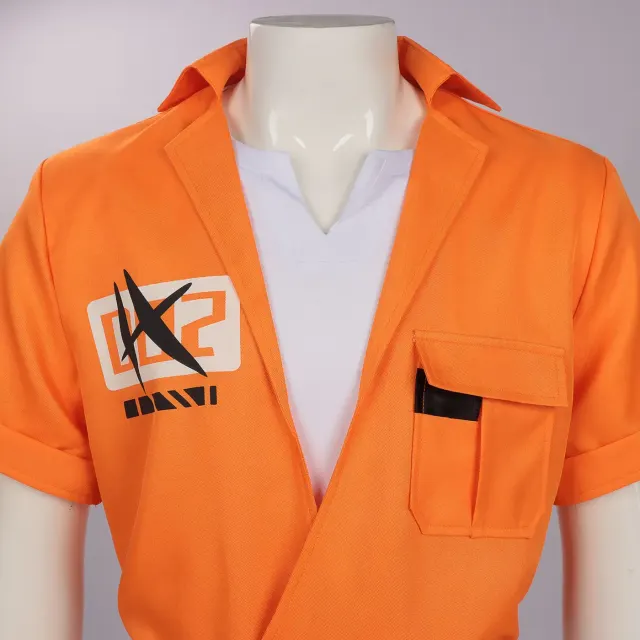 Esper Zero Men's & Women's Prisoner Uniform Cosplay Costume detail 10