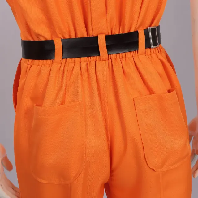 Esper Zero Men's & Women's Prisoner Uniform Cosplay Costume detail 15