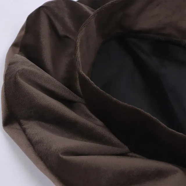 Feather Tudor Medieval Renaissance Cosplay Beret Hat detail 13
