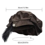 Medieval Tudor Hat - Brown