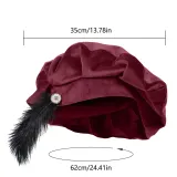 Medieval Tudor Hat - Red