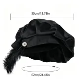 Medieval Tudor Hat - Black