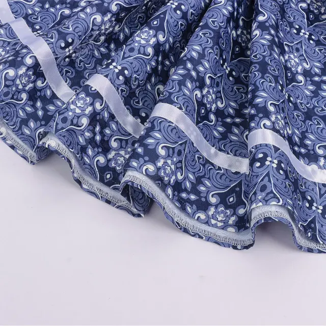 Floral Bavarian Oktoberfest Maid Cosplay Dress for Women detail 8